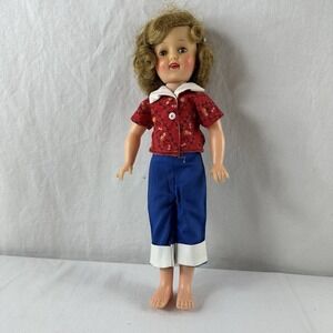 Vintage Ideal Shirley Temple Doll 1950s Sleep Eyes ST-12 Outfit Blouse and Pants